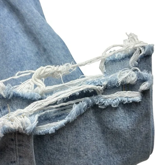 Nuuds The Straight Jeans Classic Fit Size 32 Ranger Wash Distressed 29” Inseam - Picture 10 of 16